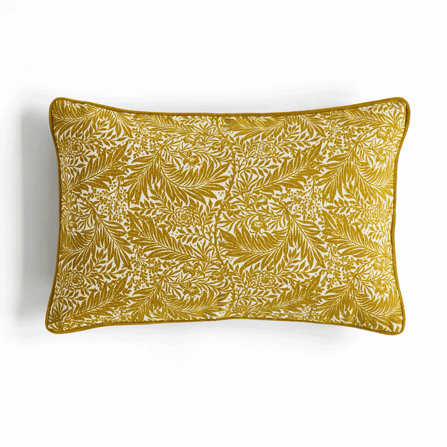 William Morris At Home Larkspur Turmeric Cushion (40cm x 60cm)
