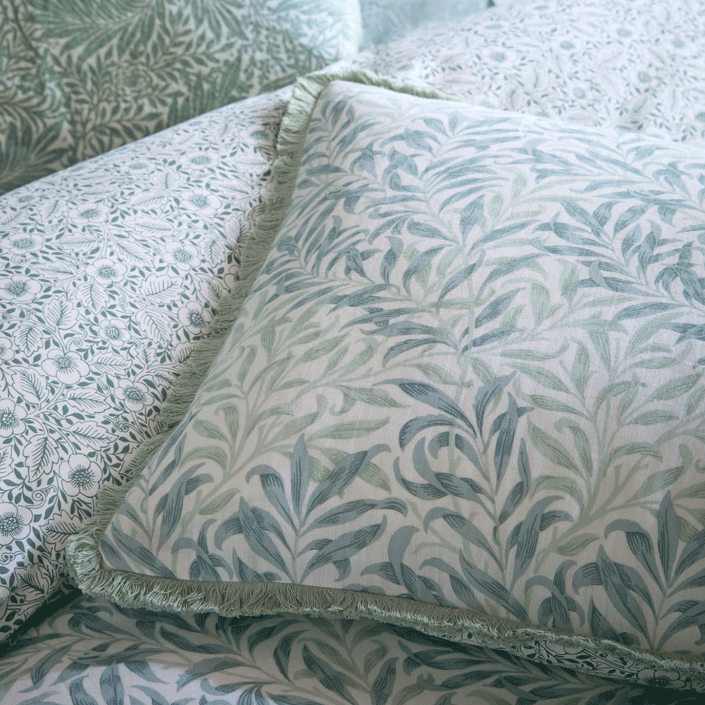 William Morris At Home Willow Bough Sage Standard Pillowcase (Pair)