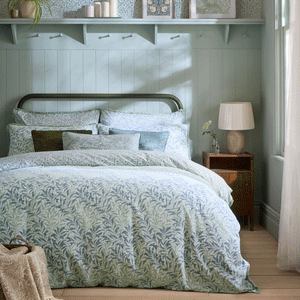 William Morris At Home Willow Bough Sage Cotton Duvet Set