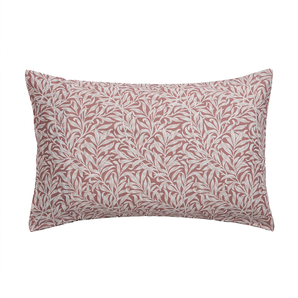 William Morris At Home Rose Brick Pink-Sage Standard Pillowcase Pair