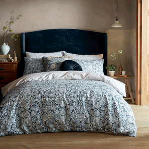William Morris At Home Sunflower Ink Cotton Duvet Set