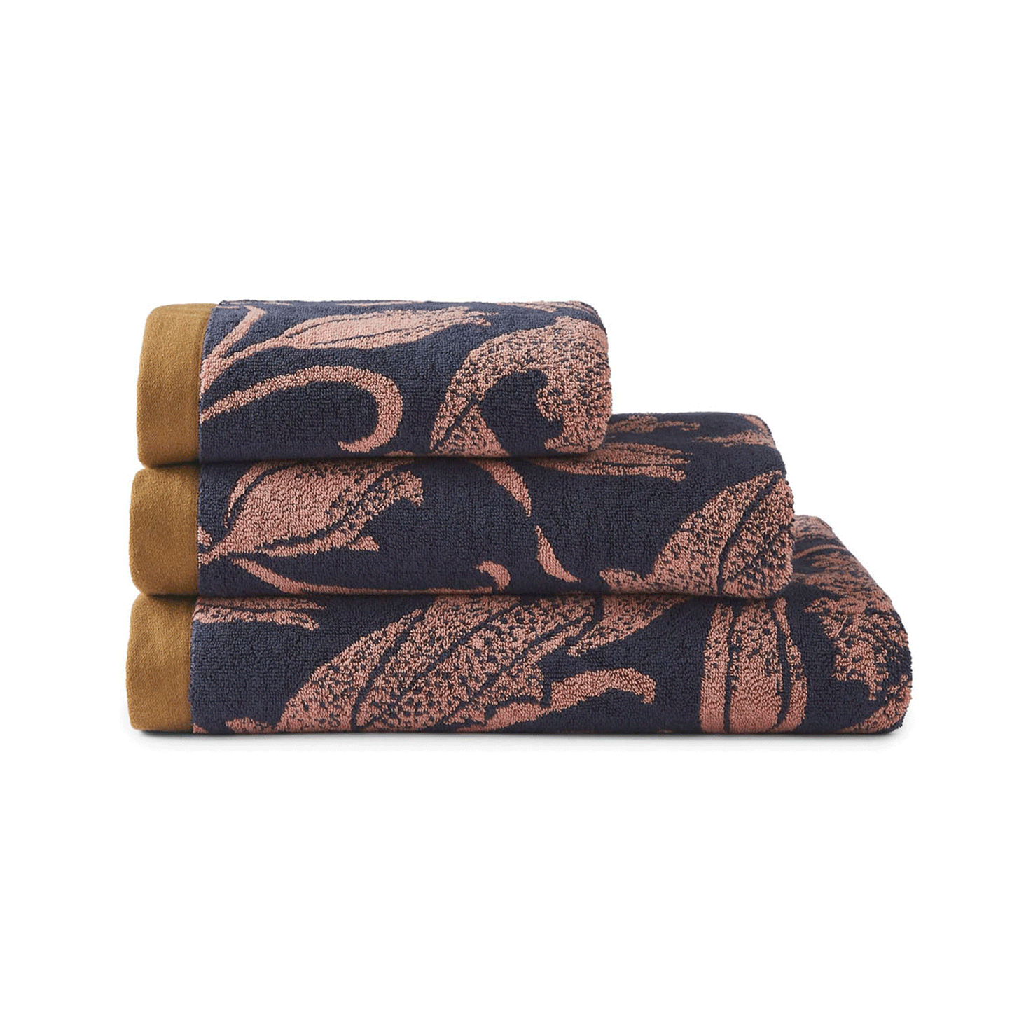 William Morris At Home Wild Tulip Copper Towels