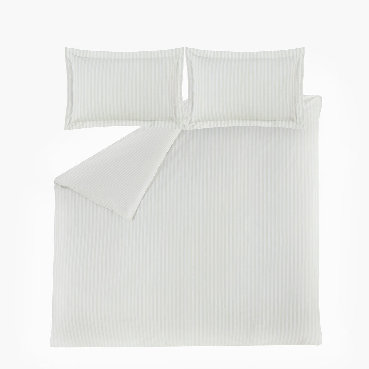 Sophie Allport Uppingham Stripe Mint Green 200TC Cotton Duvet Set