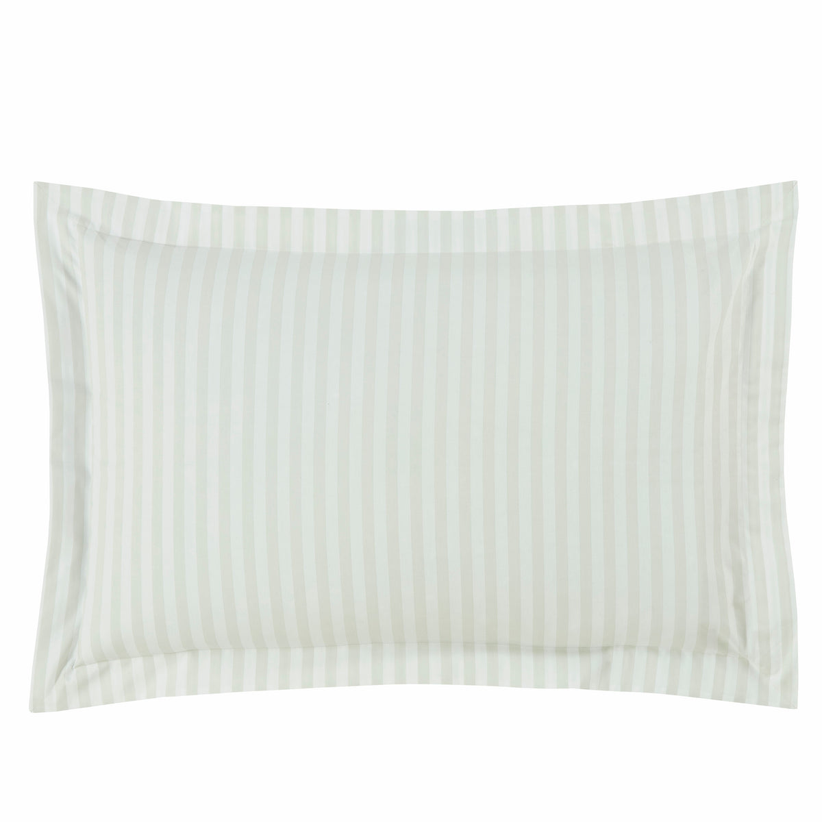 Sophie Allport Uppingham Stripe Mint Green Cotton Oxford Pillowcase Pair