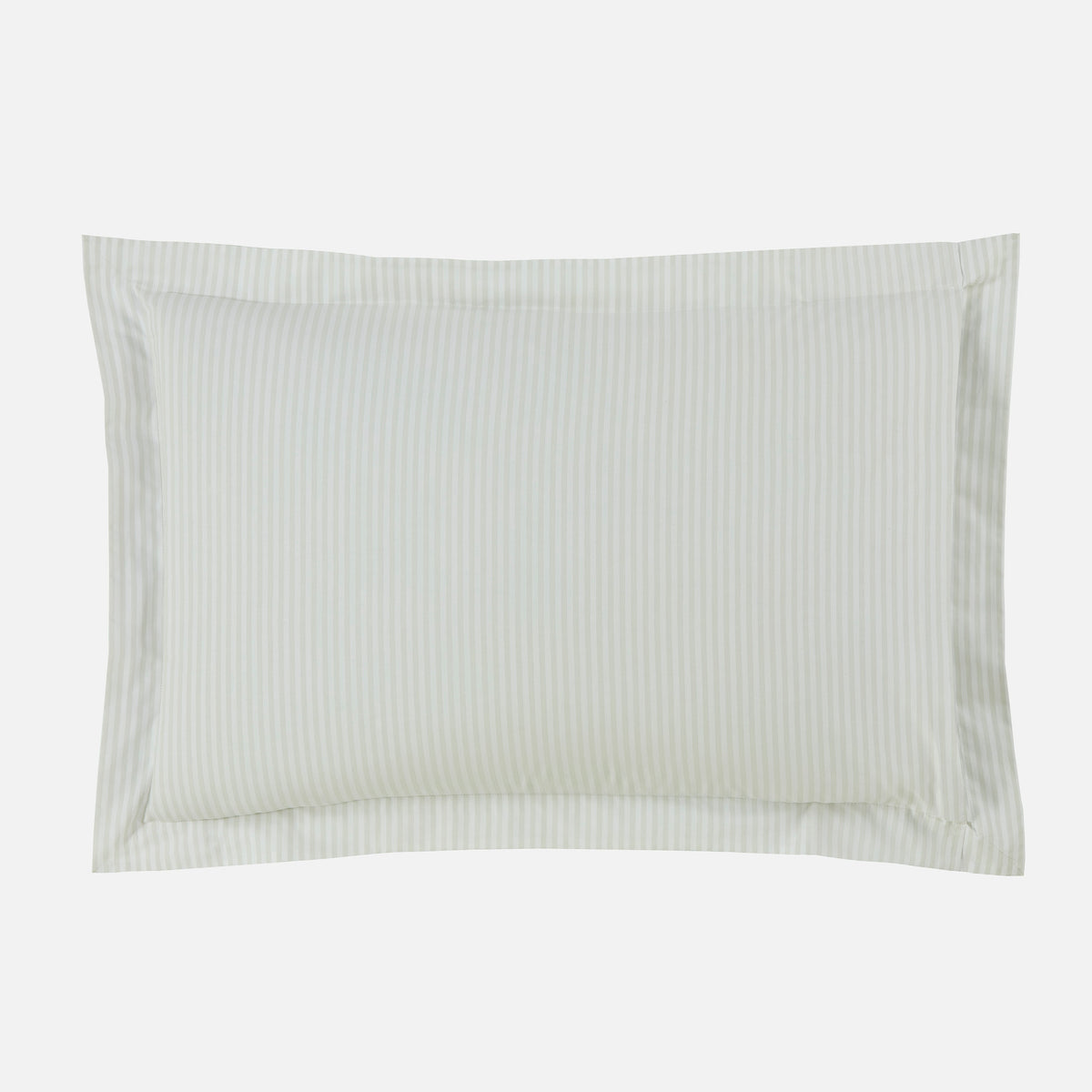 Sophie Allport Uppingham Stripe Mint Green Cotton Oxford Pillowcase Pair