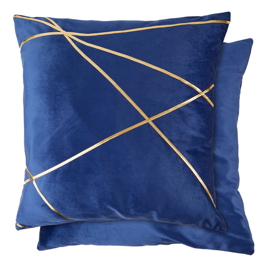 Vancouver Navy Cushion Cover (Pair)