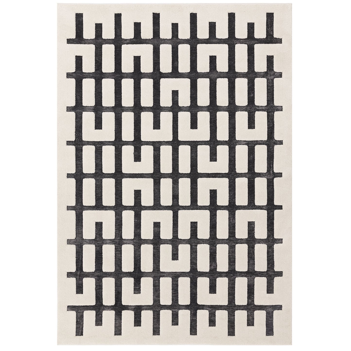 Valley Charcoal Ivory Junction Rug