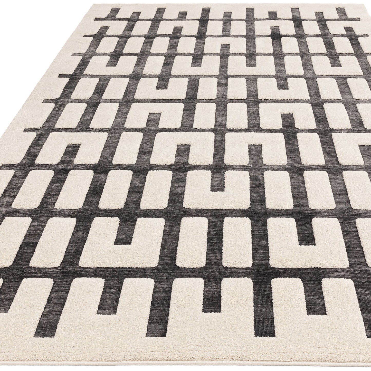 Valley Charcoal Ivory Junction Rug