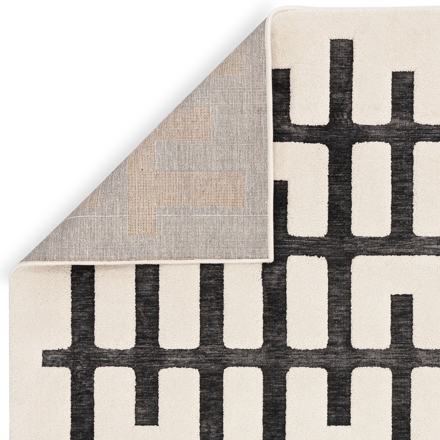 Valley Charcoal Ivory Junction Rug