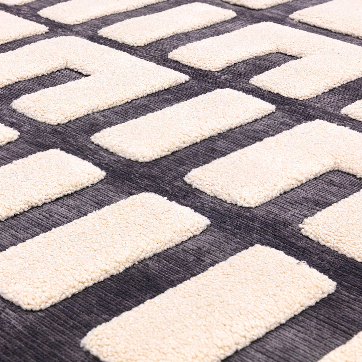 Valley Charcoal Ivory Junction Rug