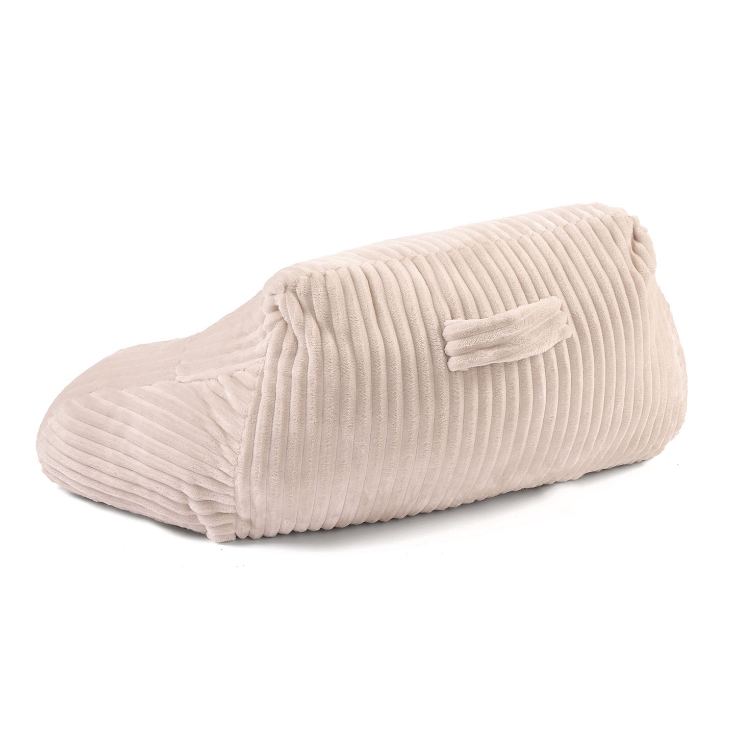 Velvet Cord Fleece Natural Cuddle Cushion