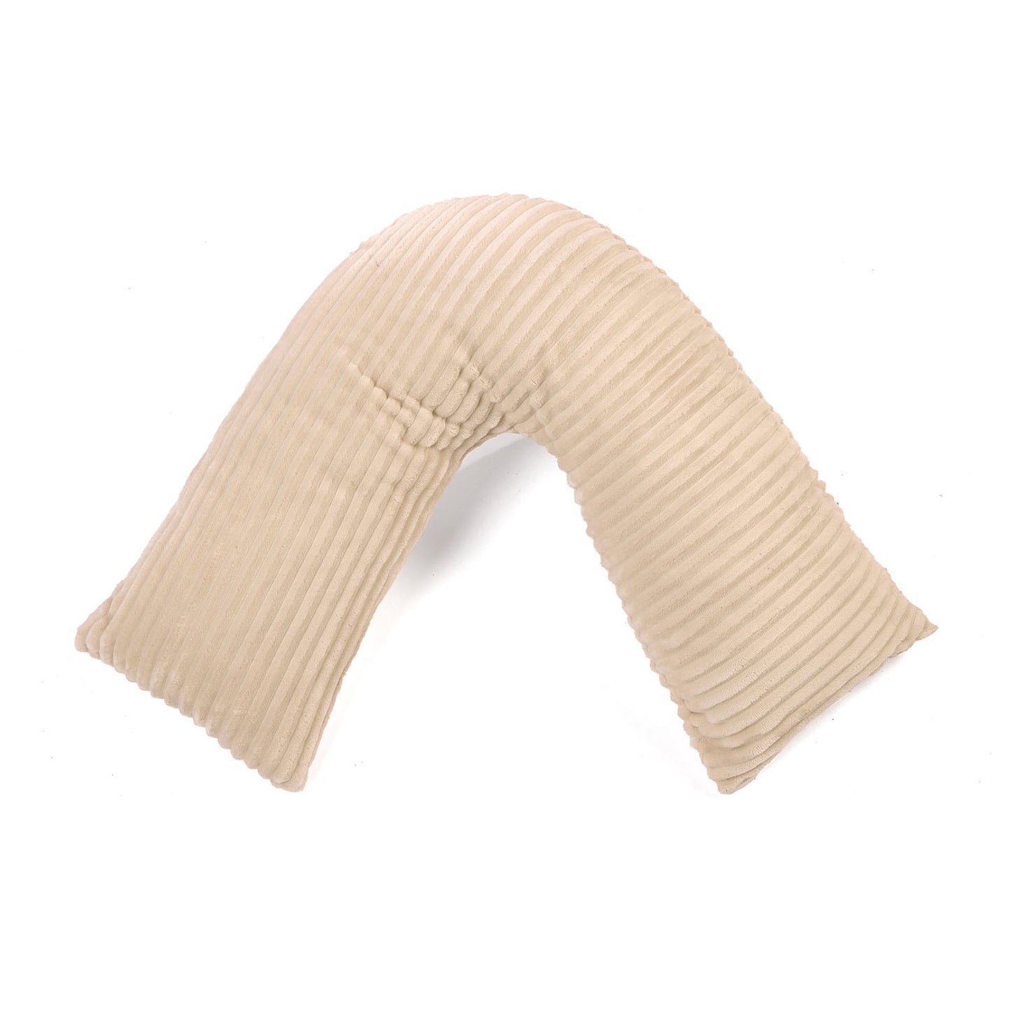 Velvet Cord V Shape Support Pillow