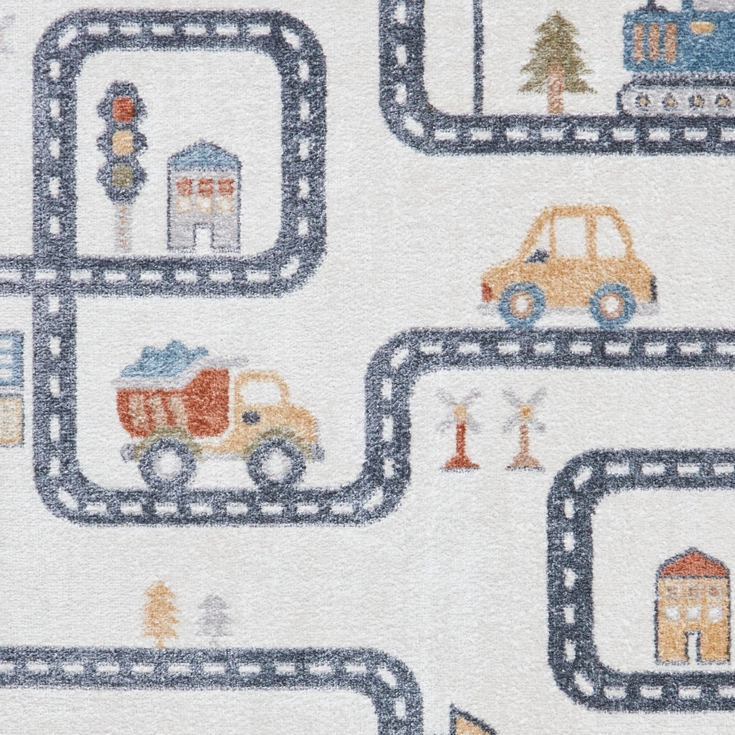 Vida Kids Road Map Recycled Rug