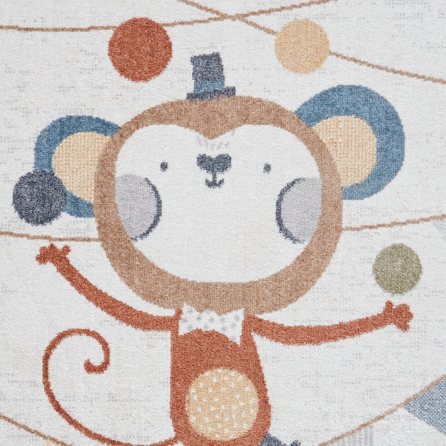 Vida Kids Monkey Recycled Rug