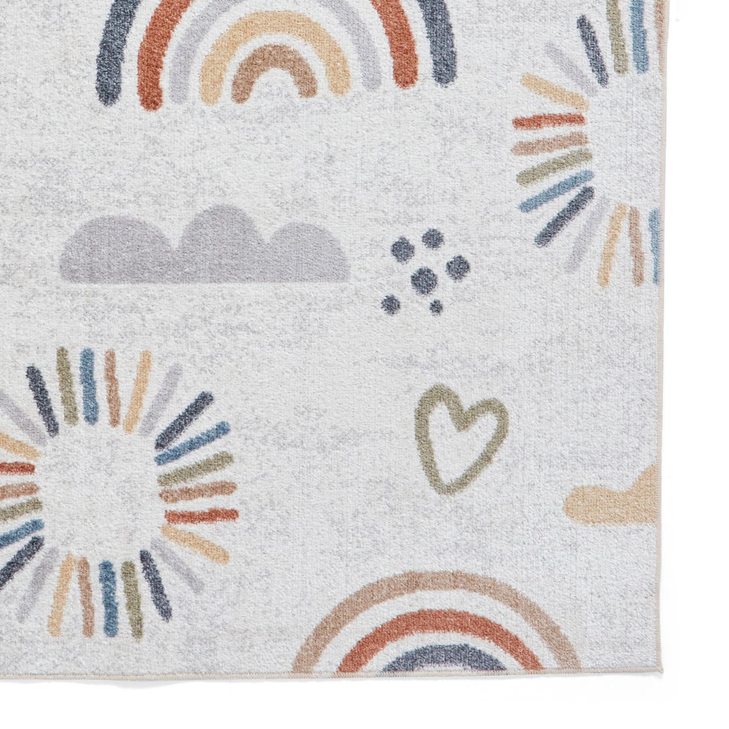 Vida Kids Rainbow Sun Recycled Rug