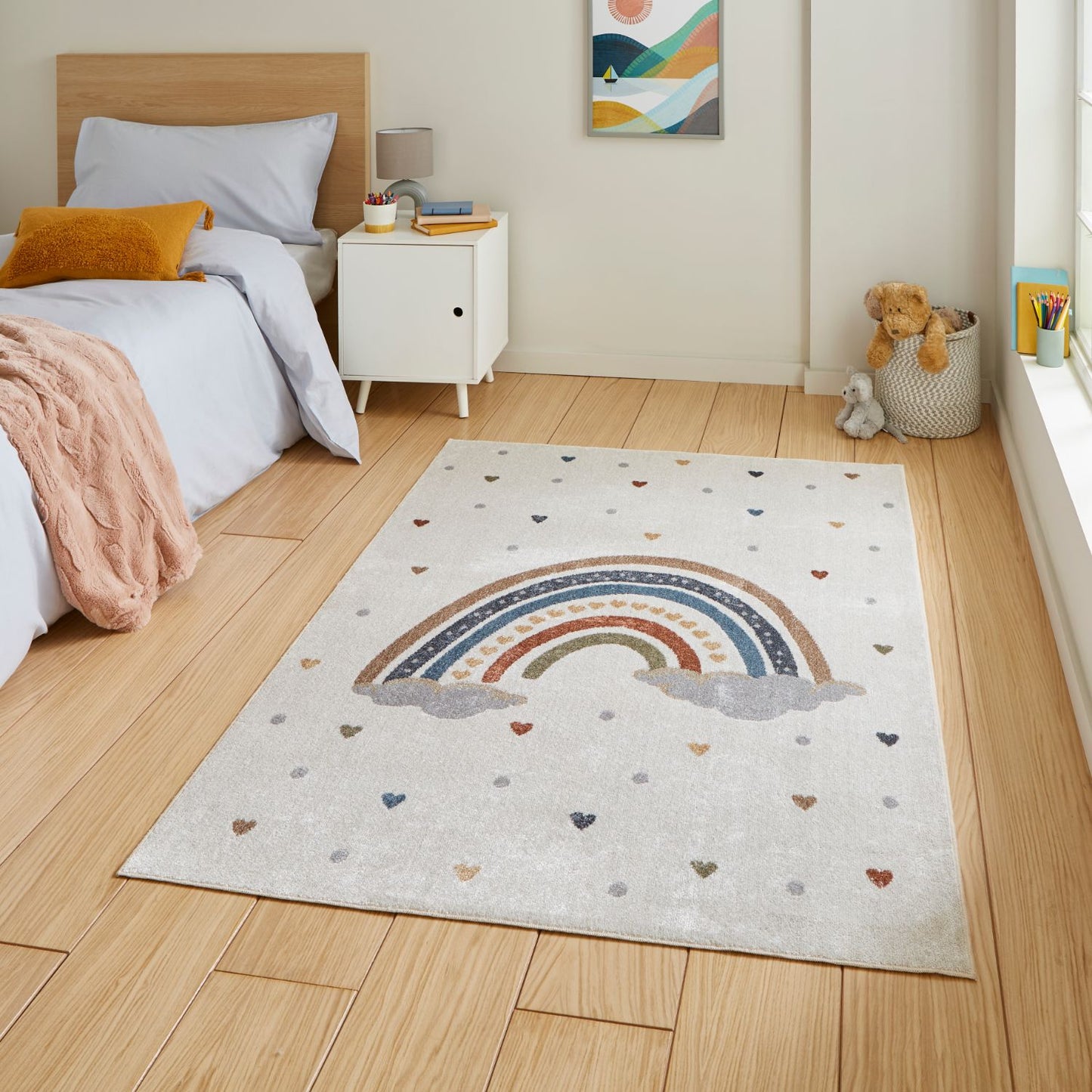 Vida Kids Rainbow Recycled Rug