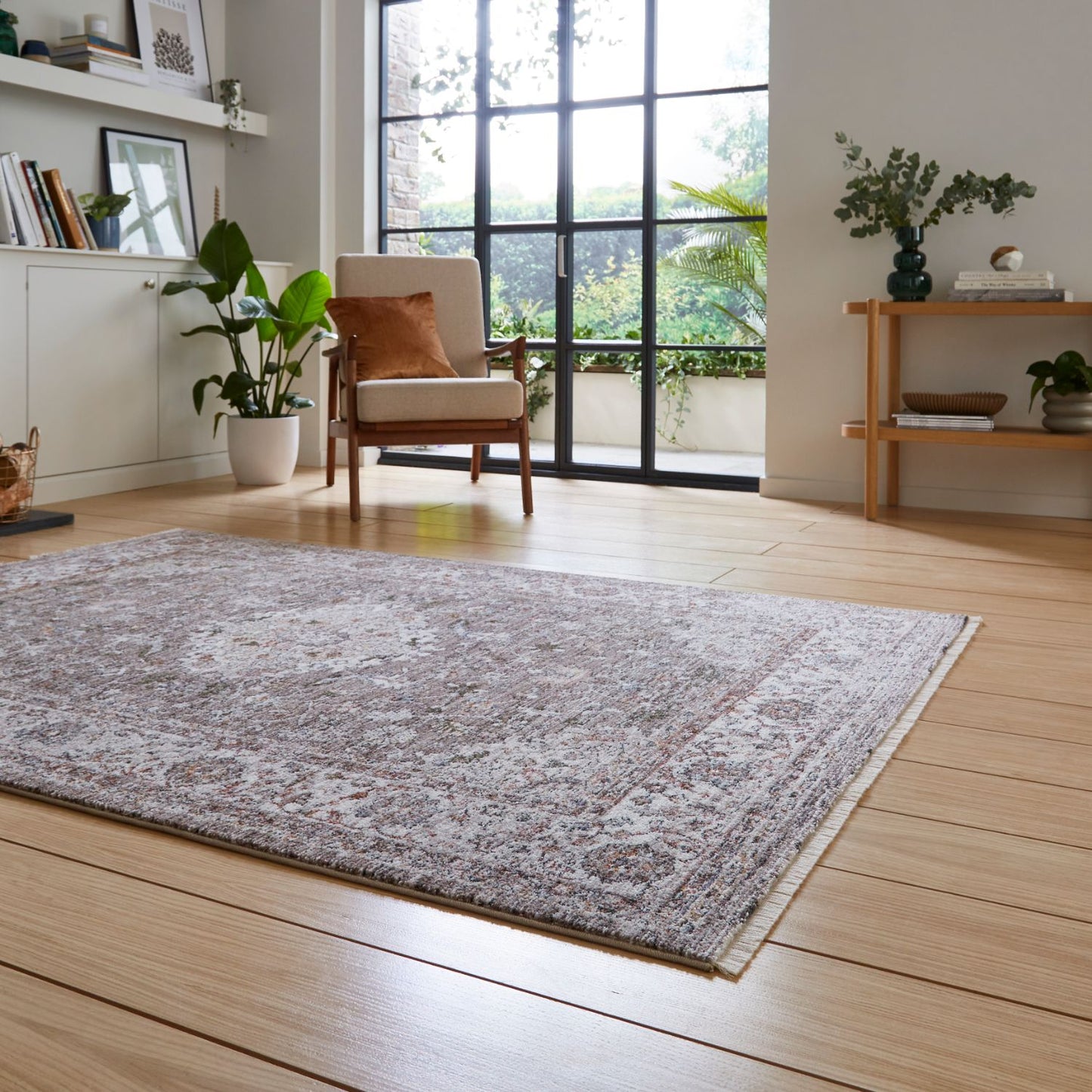 Vintage 35013 Grey Traditional Rug
