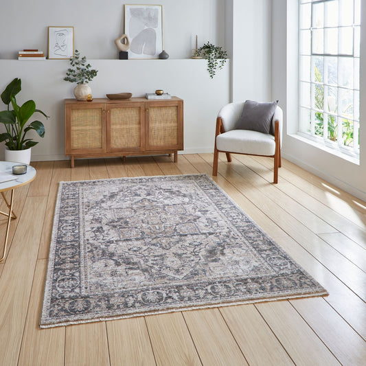 Vintage 35018 Green Traditional Rug