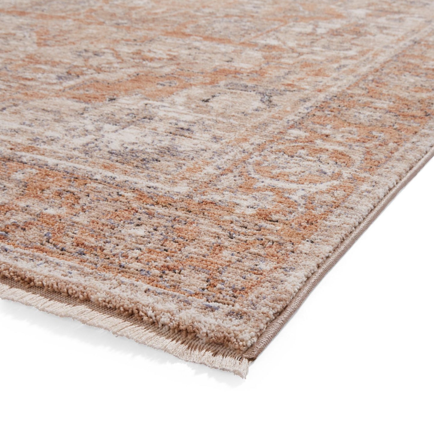 Vintage 35018 Terracotta Traditional Rug