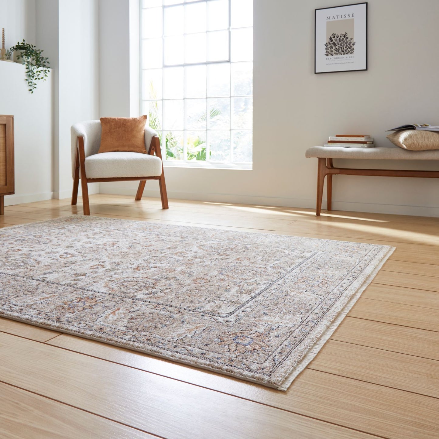 Vintage 35027 Beige Traditional Rug