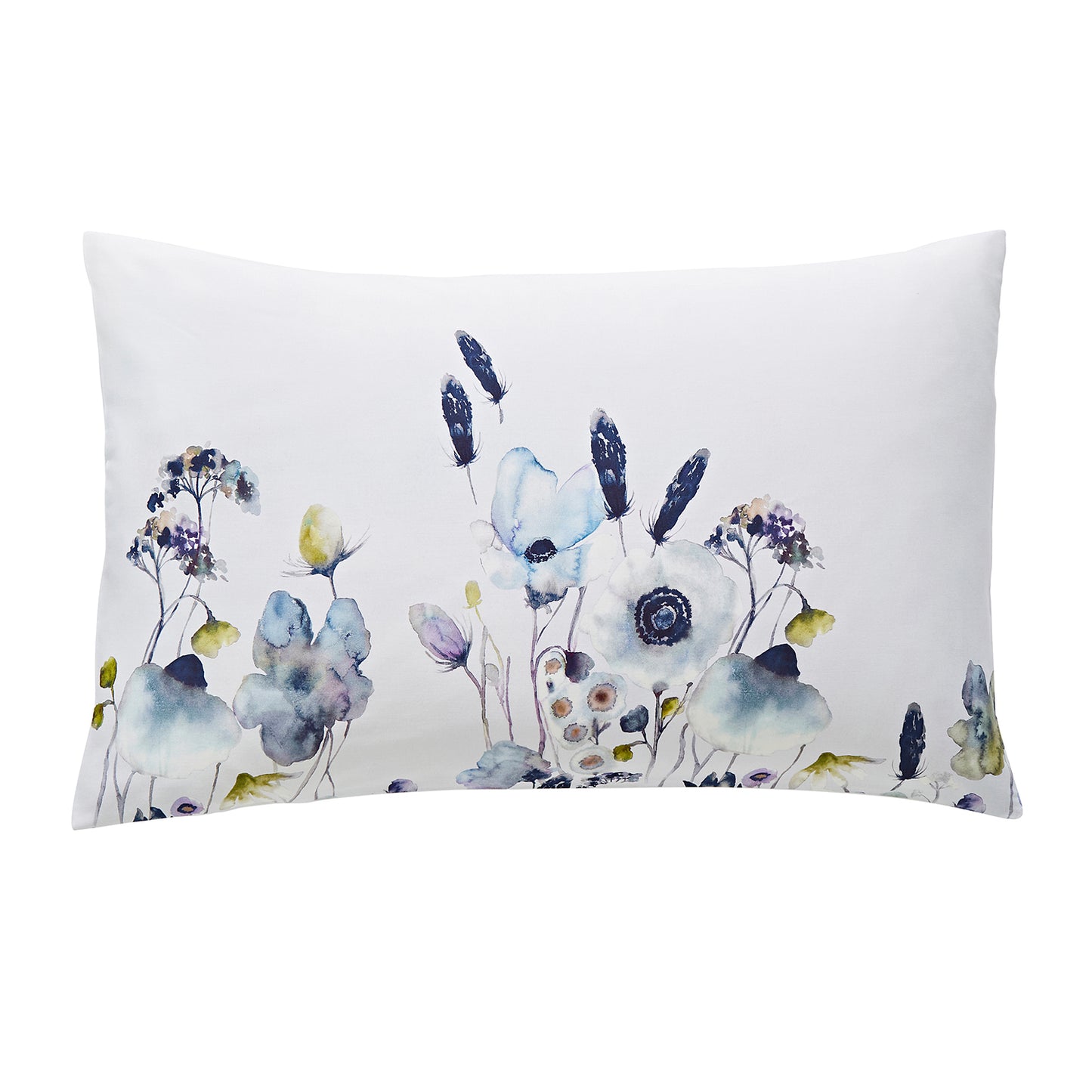 Voyage Hibbertia Blue Housewife Pillowcase Pair