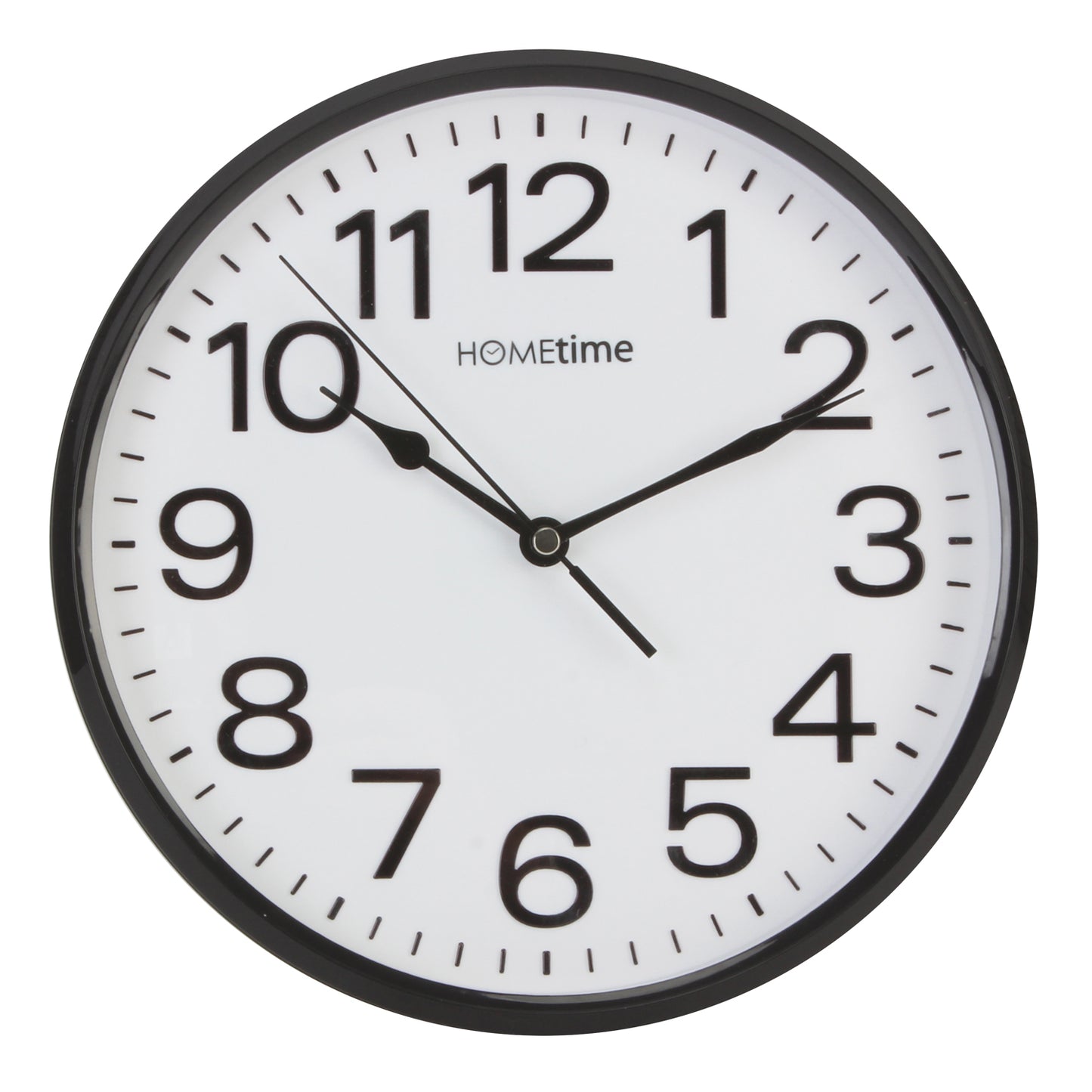 Hometime Black Wall Clock