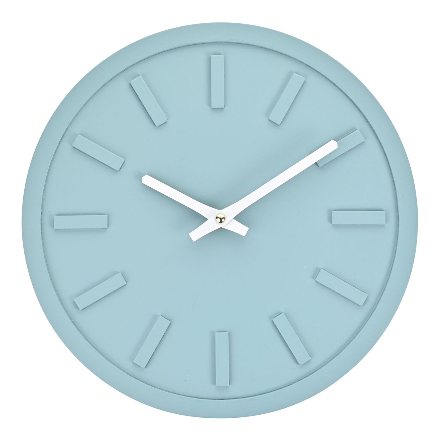 Interval Minimalist Teal Wall Clock