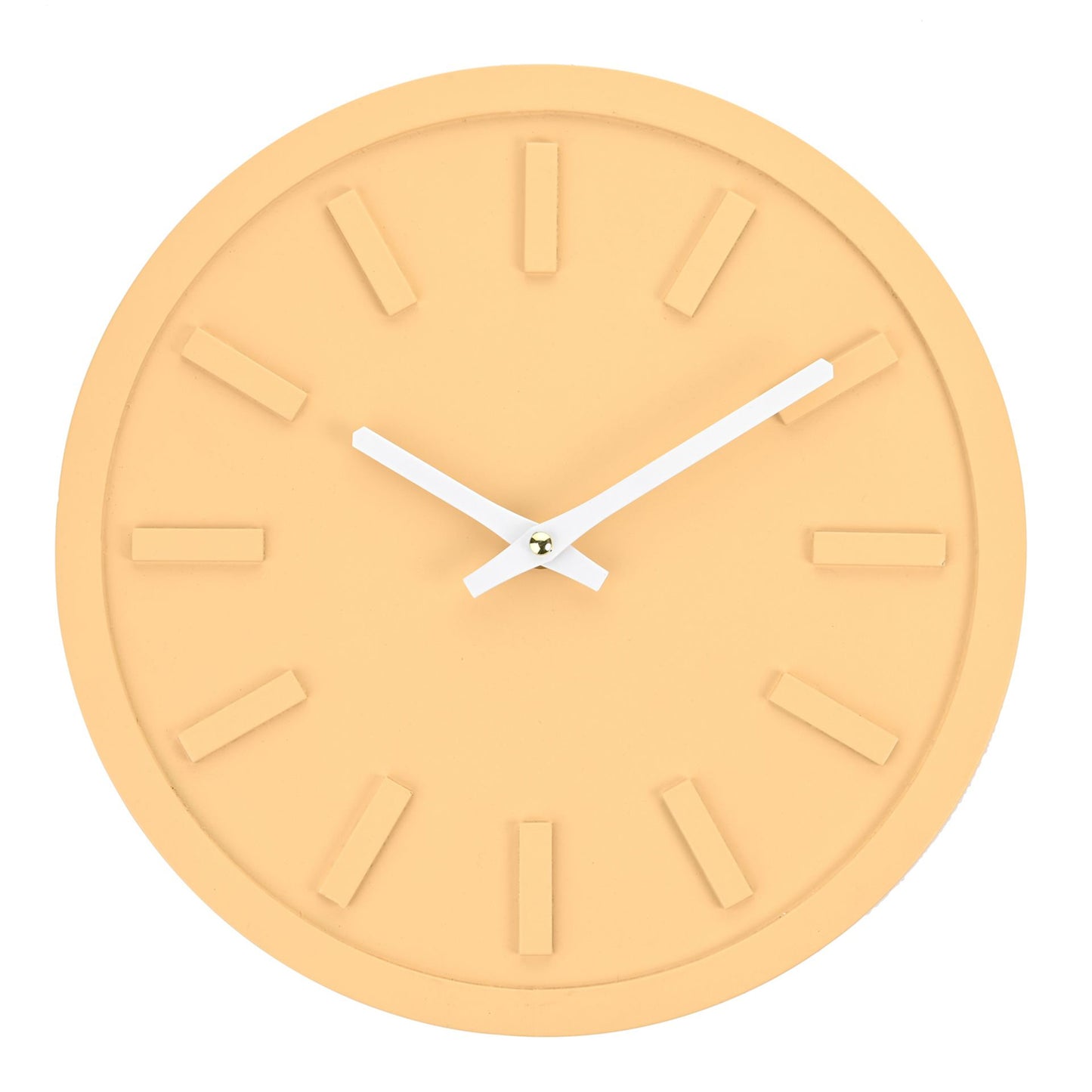 Interval Minimalist Yellow Wall Clock