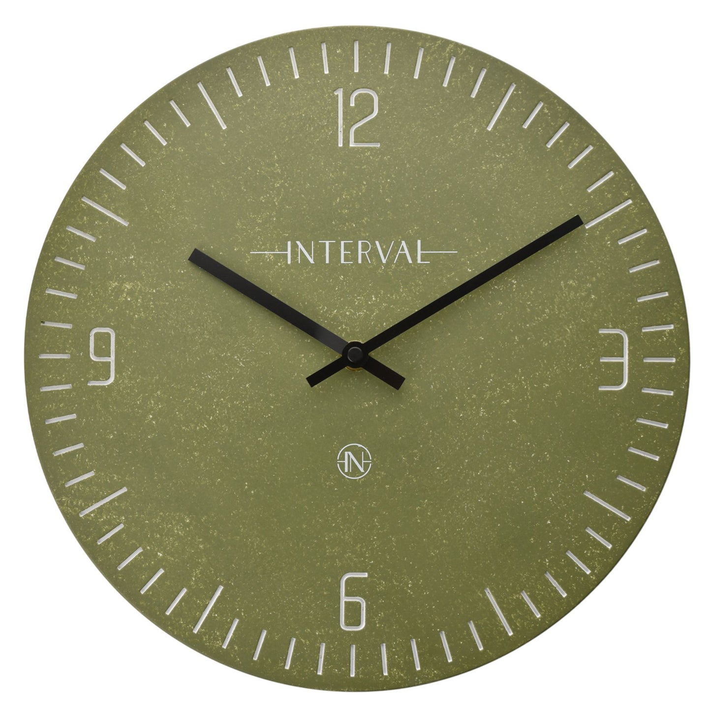 Interval Resin Olive Wall Clock