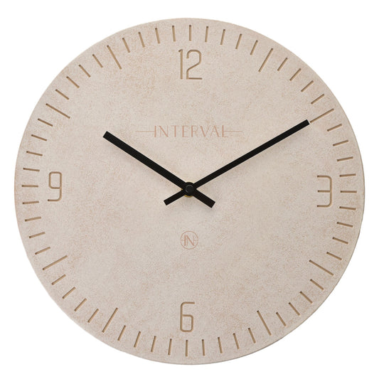 Interval Resin Stone Wall Clock