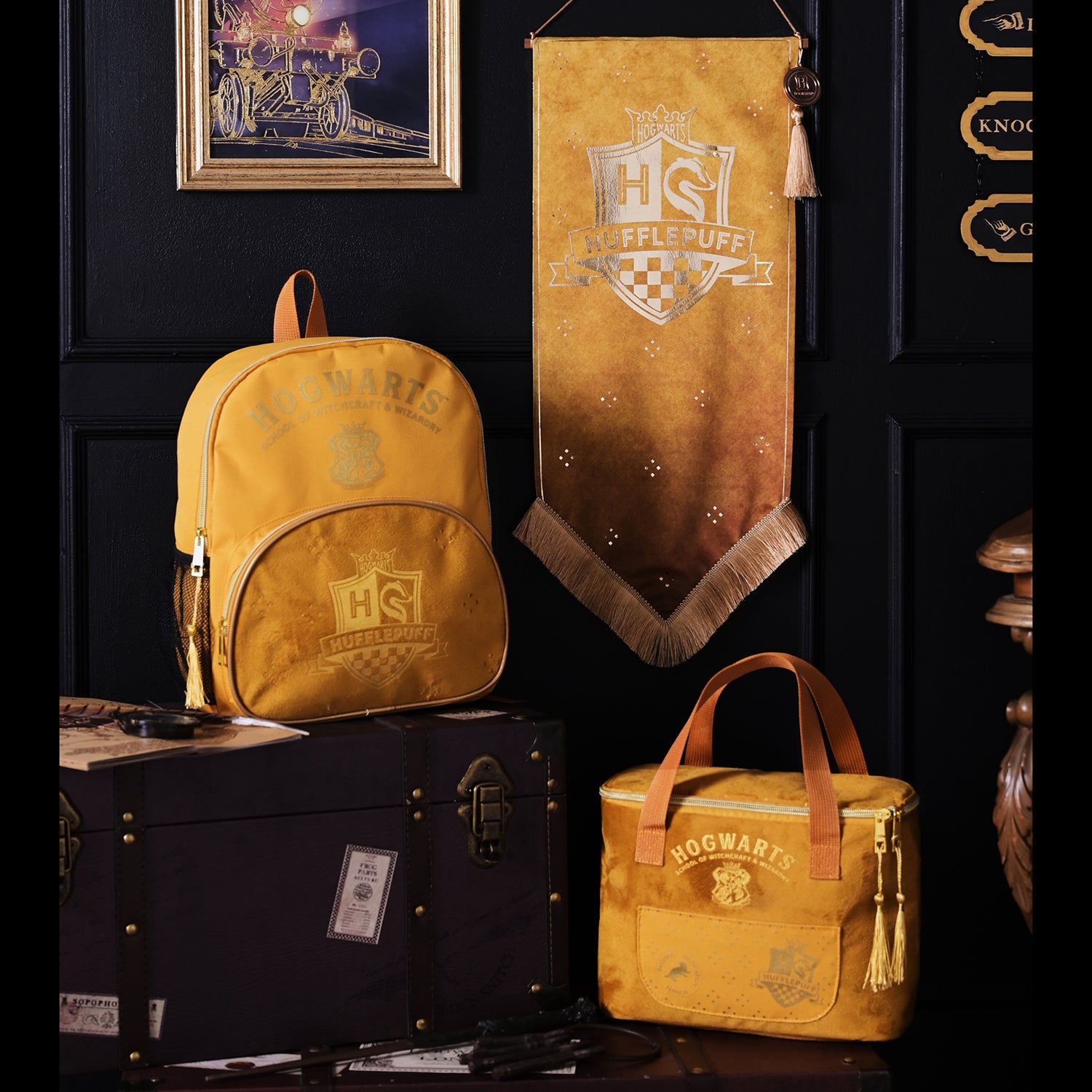 Harry potter backpack discount hufflepuff