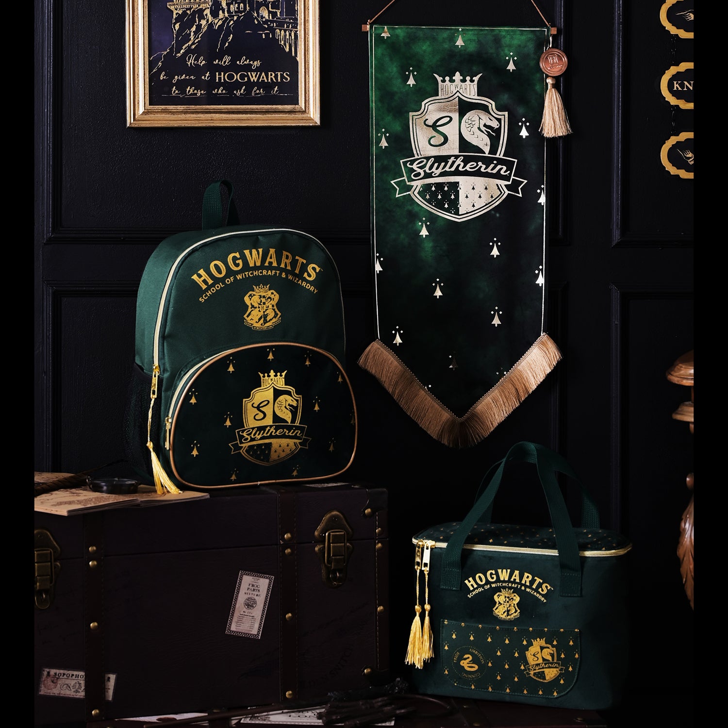 Harry potter 2024 slytherin backpack