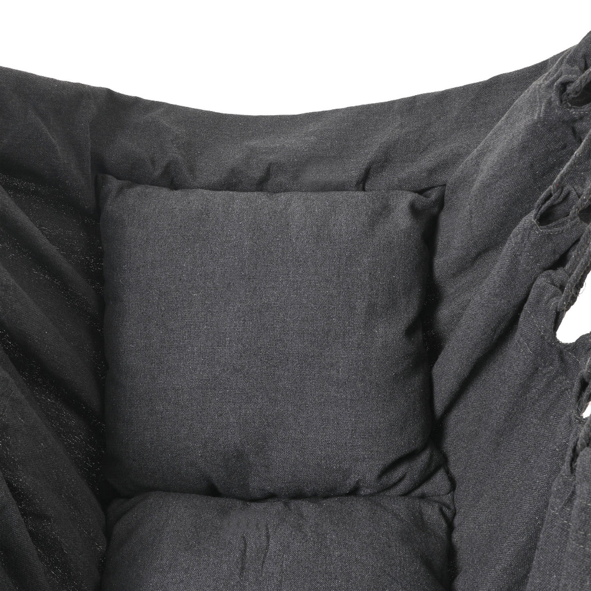 Outdoor Dark Grey Hammock with Cushion
