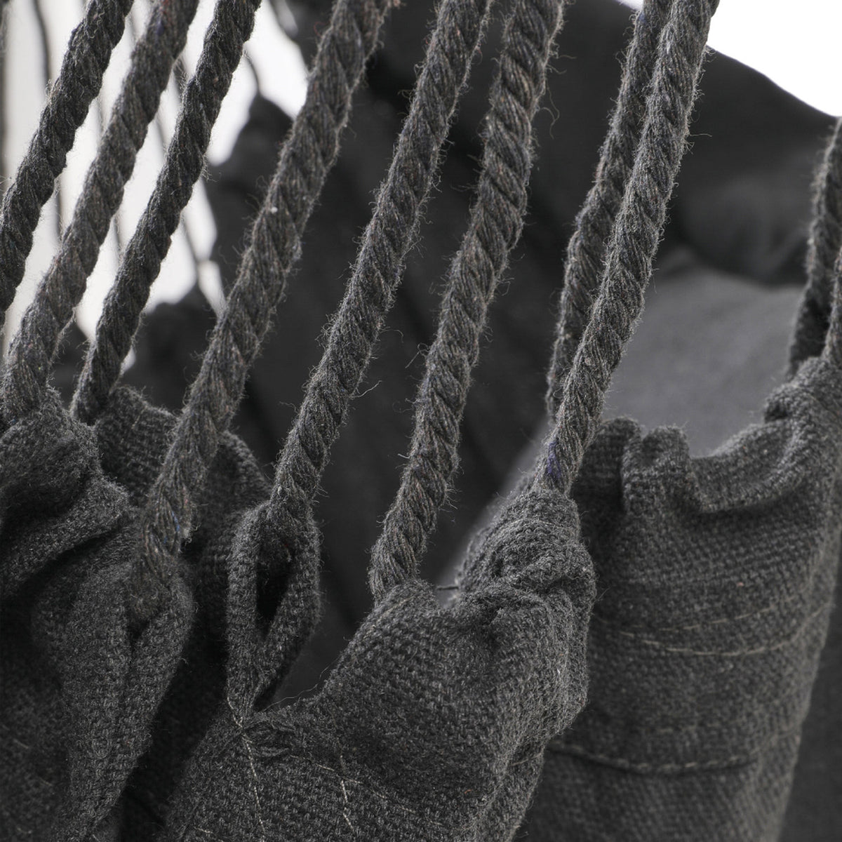 Outdoor Dark Grey Hammock with Cushion