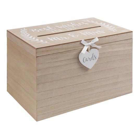 Love Story Wedding Card Box - Best Wishes For The Mr and Mrs