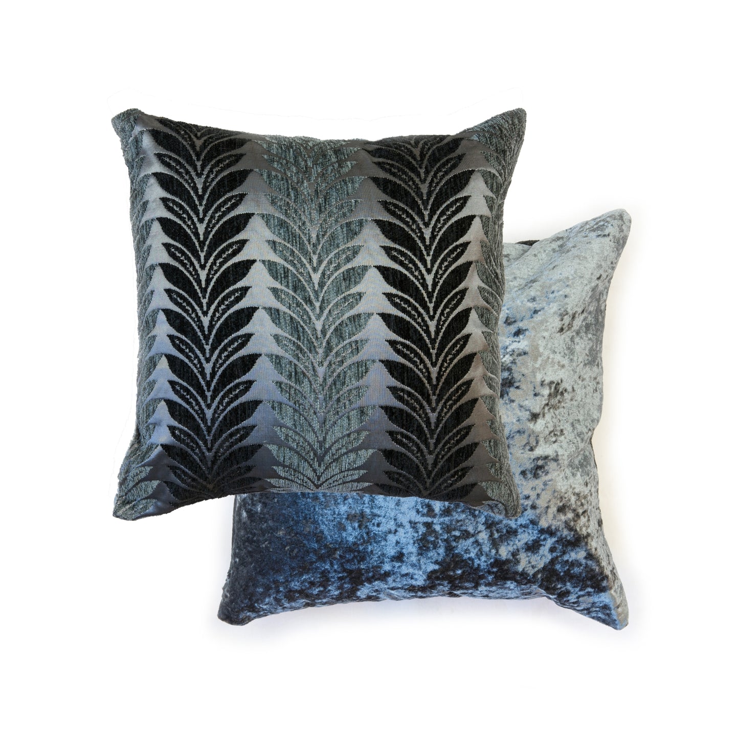 Willow Charcoal Grey Cushion Cover Pair