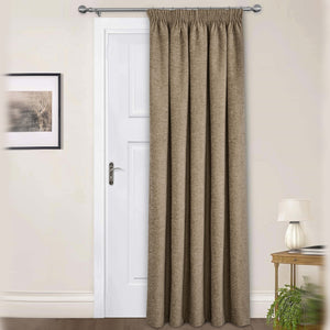 Washington Earth Thermal Pencil Pleat Door Curtain
