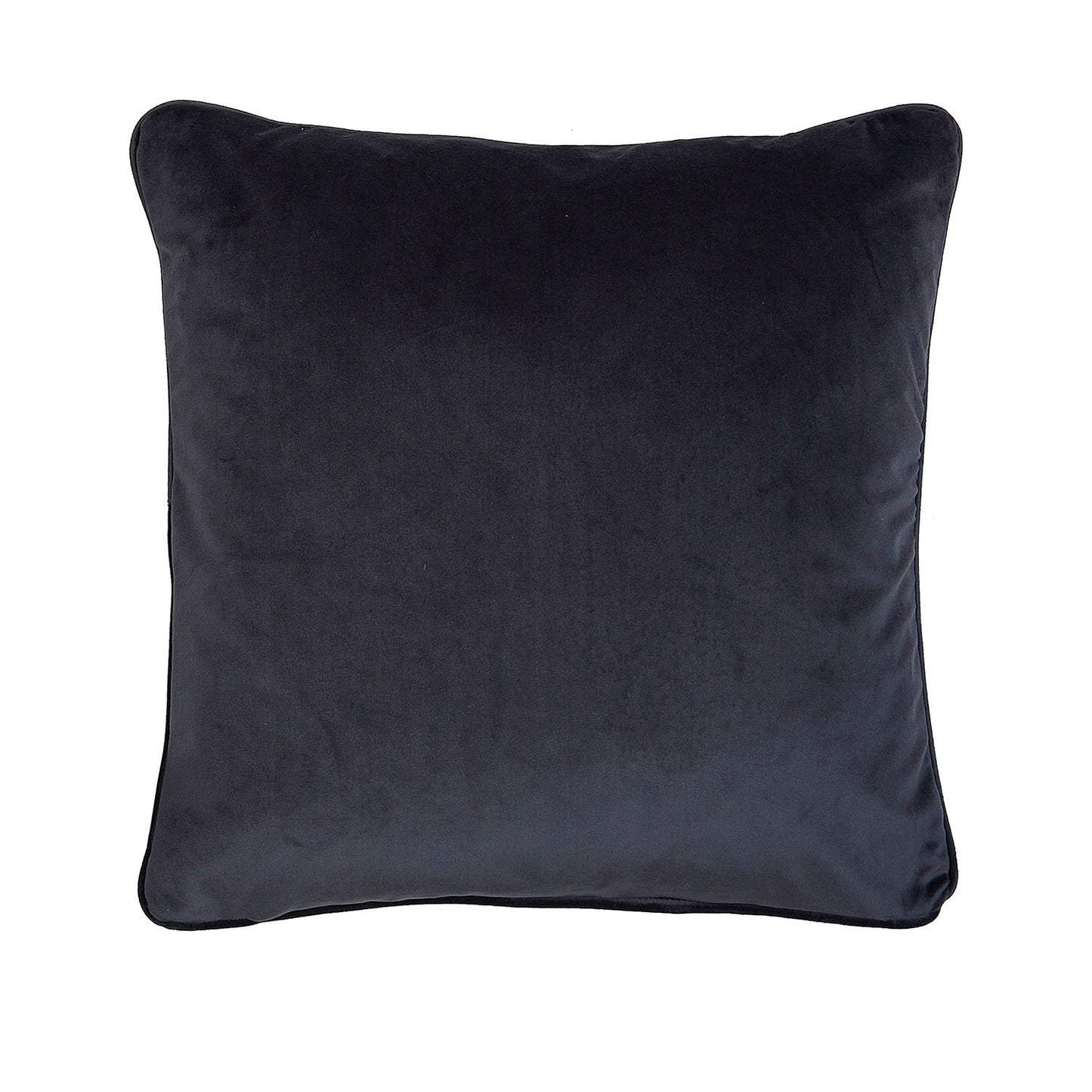 Clarissa Hulse Whispering Grass French Navy Velvet Cushion (43cm x 43cm)