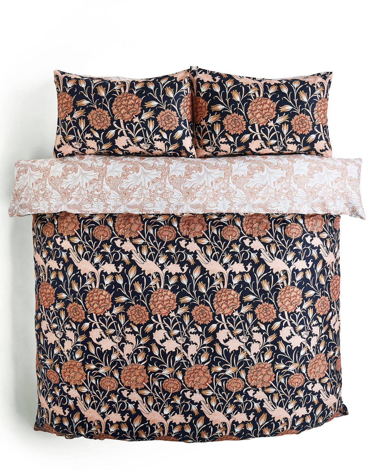 William Morris At Home Wild Tulip Copper Cotton Duvet Set