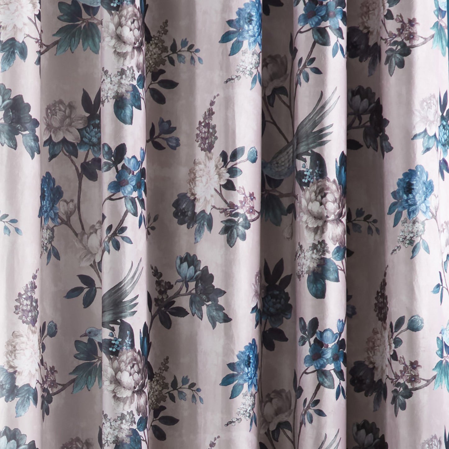 Windsford Floral Velvet Eyelet Curtains