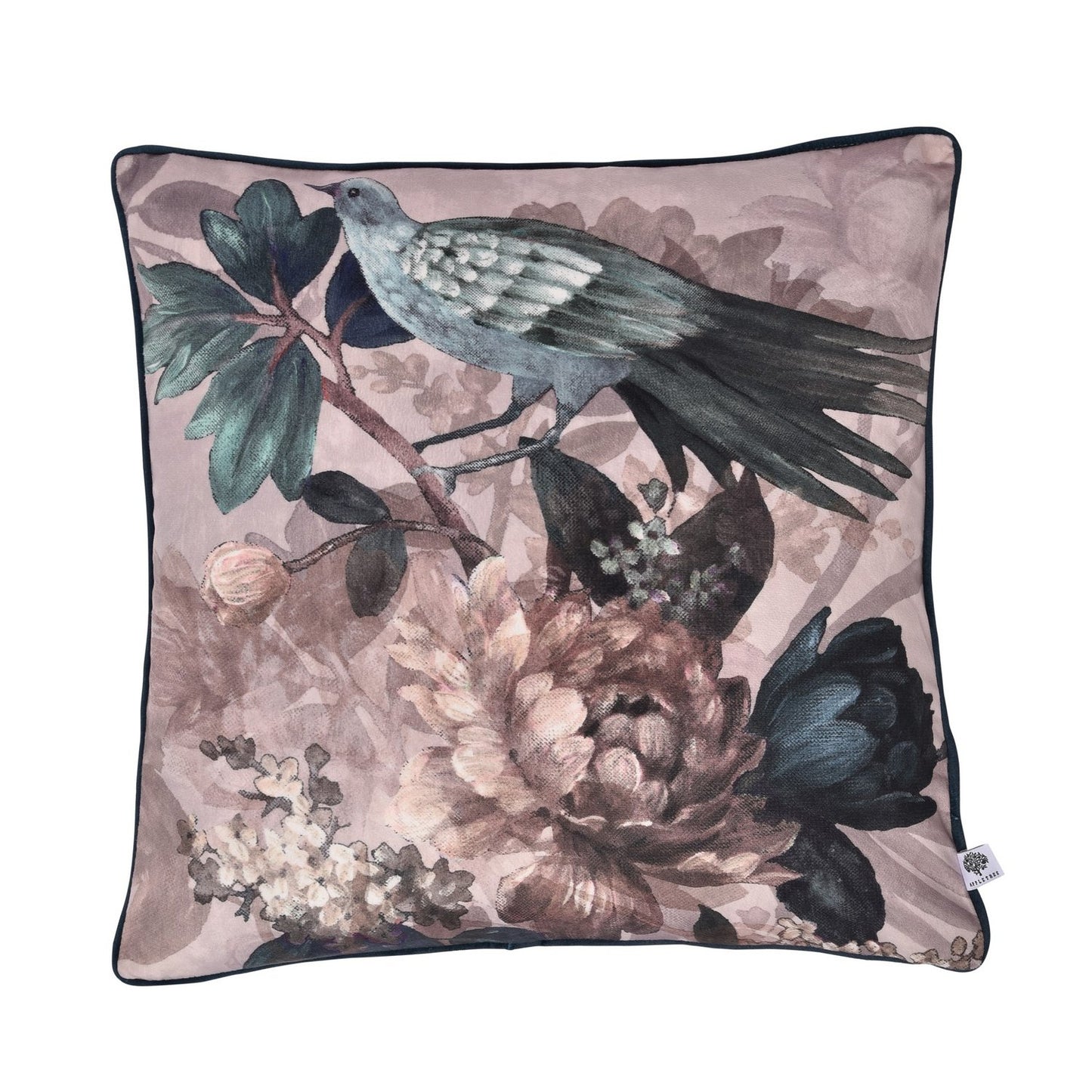 Windsford Floral Velvet Cushion (43cm x 43cm)
