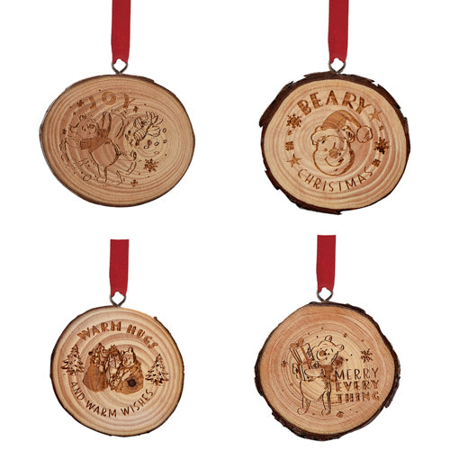 Disney Winnie the Pooh Wooden Decorations (Set of 4)