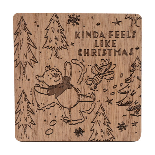 Disney Winnie the Pooh Christmas Coasters (Set of 4)