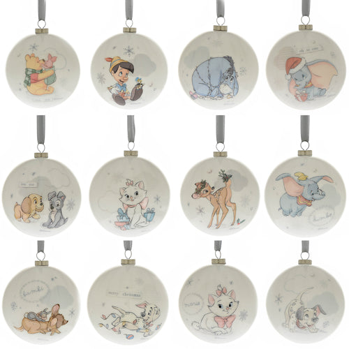 Disney Magical Beginnings Set of 12 Baubles