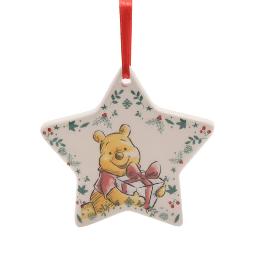 Disney Winnie the Pooh Set of 4 Ceramic Decorations