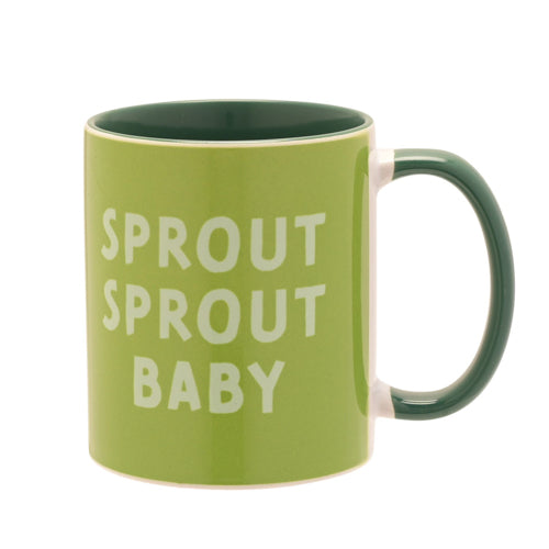 Sprout Sprout Baby Green Handled Mug