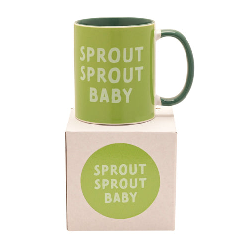 Sprout Sprout Baby Green Handled Mug