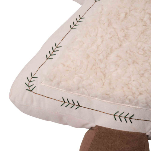 White Christmas Tree Shaped Cushion