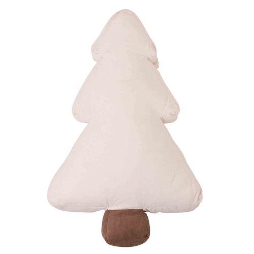 White Christmas Tree Shaped Cushion