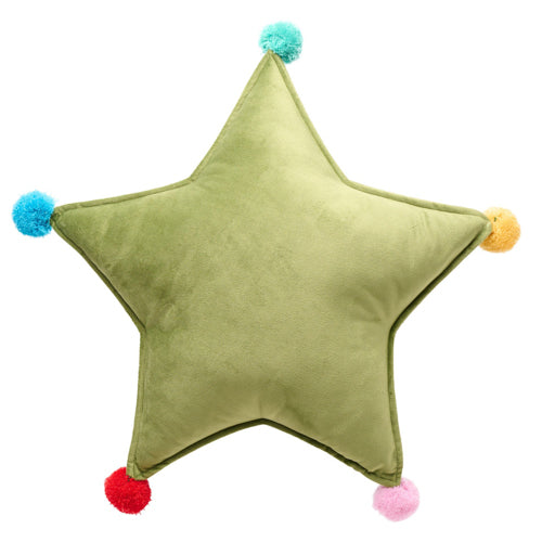 Pom Pom Star Cushion